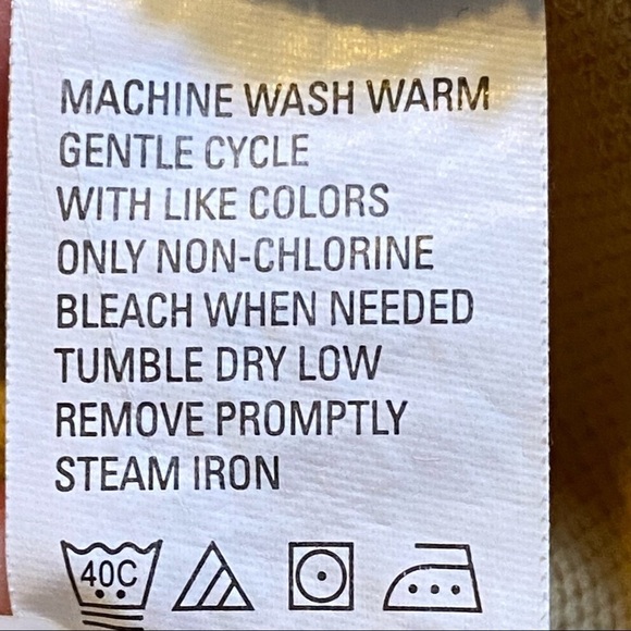 Vintage Retro IZOD Jeans Striped Cotton Rugby Shirt Yellow Gold Size Large - Picture 12 of 12